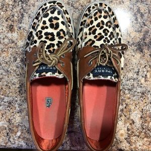 Leopard Print Sperry Top-Siders